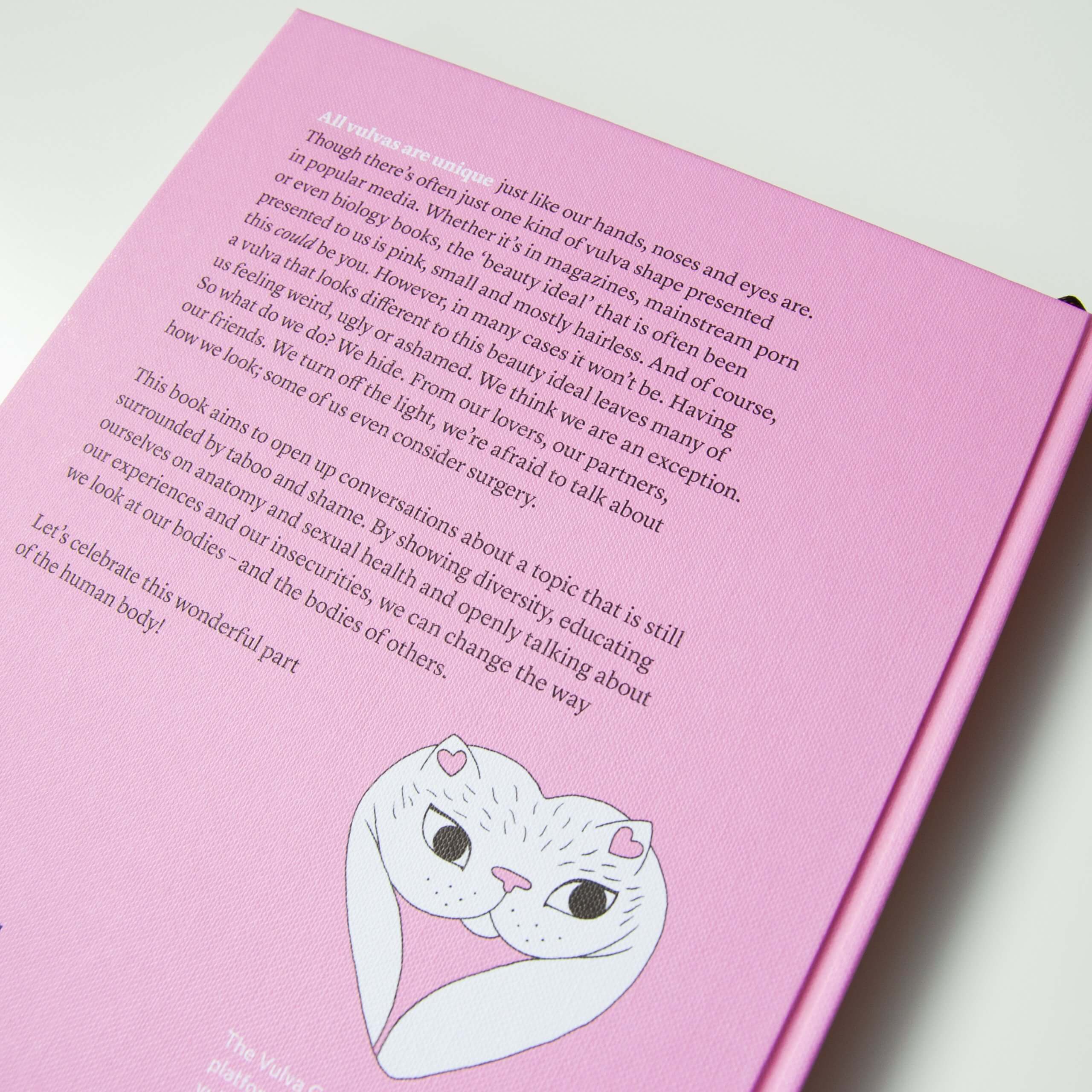Achterzijde van het boek A Celebration of Vulva Diversity